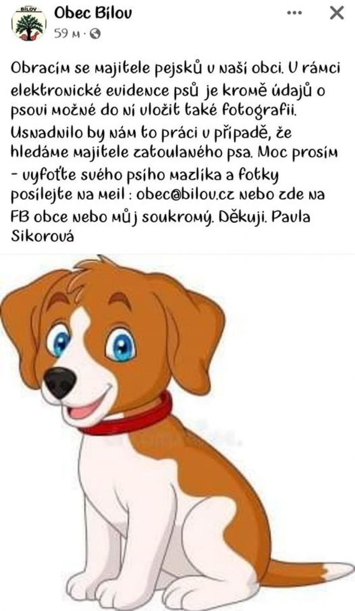 Kamarádi, rádi bychom ukázali, jak to má fungovat na obci, která je pro lidi